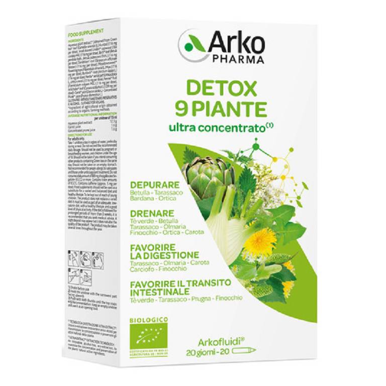 ARKOFLUIDI US DETOX BIO 20F